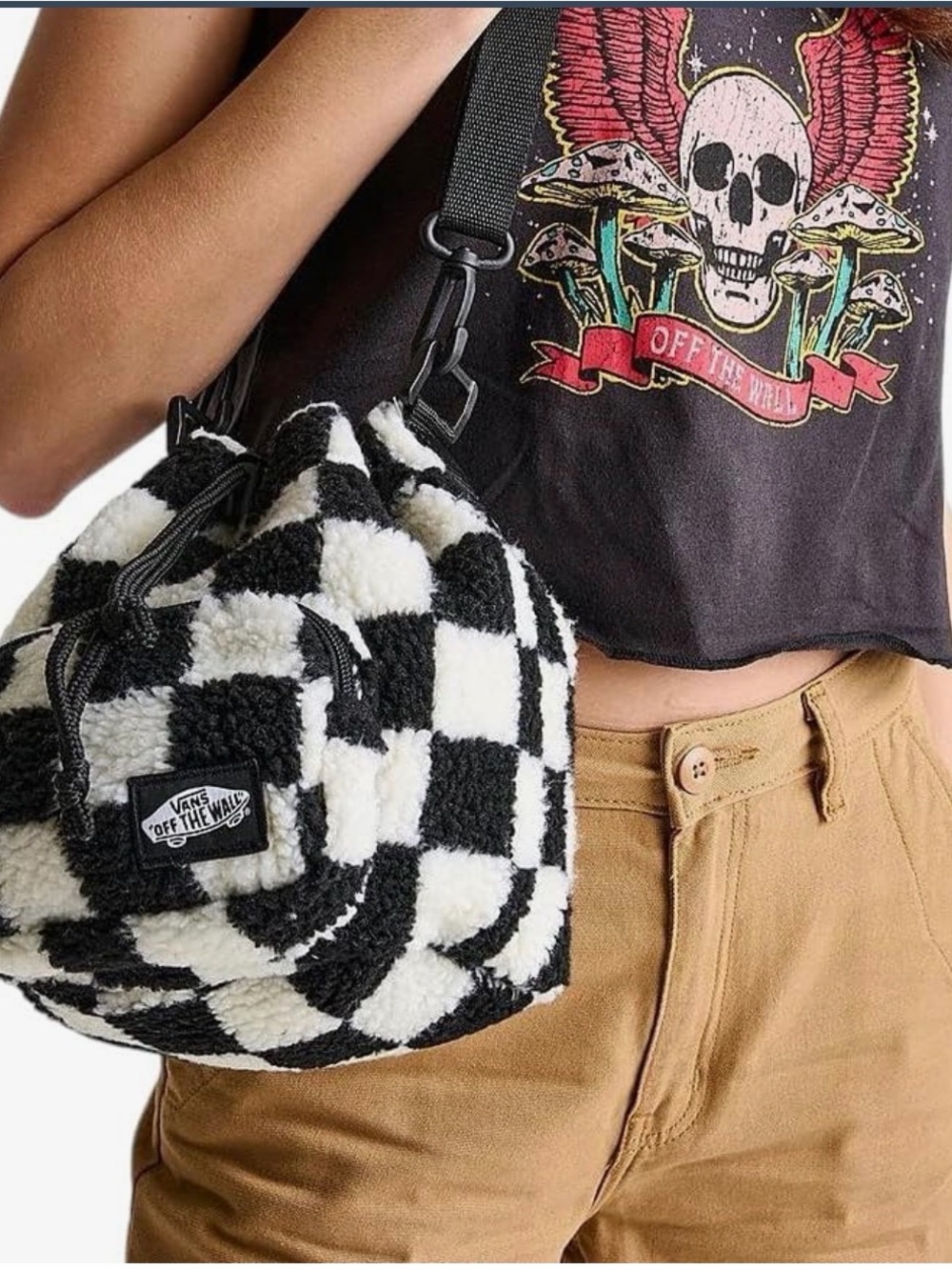 Vans checkered bucket crossbody